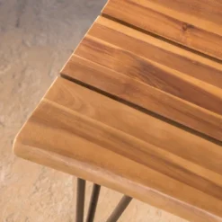 Zion Industrial Coffee Table - Teak/Rustic Metal - Christopher Knight Home -Outdoor Living Shop GUEST f1dd47f2 9ca5 4b9b b360 b02c3741de49