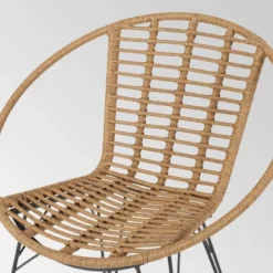 Perkins 3pc Wicker Modern Boho Chat Set - Light Brown - Christopher Knight Home -Outdoor Living Shop GUEST f432ed45 c185 4e0f 9b21 3e0fceb95ce8