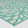 Simone Floral Outdoor Rug Blue/Ivory - Christopher Knight Home -Outdoor Living Shop GUEST f4b40ec1 0d79 4eec 92fc ccd343831f4d