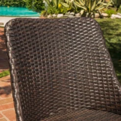 Delphi 2pk Wicker Dining Chairs - Brown - Christopher Knight Home -Outdoor Living Shop GUEST f5155f4b db91 4027 b393 c39fc7ebeb21