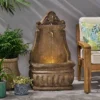 Finley Outdoor Single Spout Fountain - Light Brown - Christopher Knight Home -Outdoor Living Shop GUEST f7cd1b7b aa1a 4fce b13f af3a226fd394