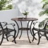Tucson 32.5" Round Cast Aluminum Dining Table - Copper - Christopher Knight Home -Outdoor Living Shop GUEST f7fc7899 aba3 49af 99af f747bb3bbf63