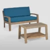 2pc Grenada Acacia Wood Patio Chat Set Gray - Christopher Knight Home -Outdoor Living Shop GUEST f80bf2d8 4756 41a9 b7fc 0e06c75c8181