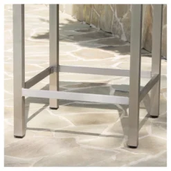 Cape Coral Square Aluminum And Wicker Bar Table - Gray - Christopher Knight Home -Outdoor Living Shop GUEST f8b2e3a1 0f2f 4469 bece 187df7d672c3