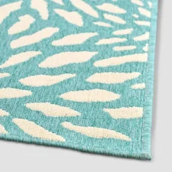 Simone Floral Outdoor Rug Blue/Ivory - Christopher Knight Home -Outdoor Living Shop GUEST fa6906bc 0583 4324 919c ba5eb0c6cc5f