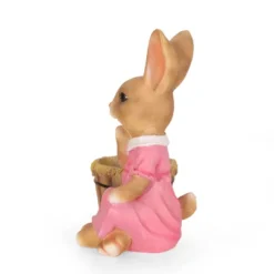 Christopher Knight Home 15" Wide Kuhrs Concrete Outdoor Novelty Rabbit Planter Brown/Pink -Outdoor Living Shop GUEST fa8c8ede 62e8 48d7 a3bd aeb7db8b753d