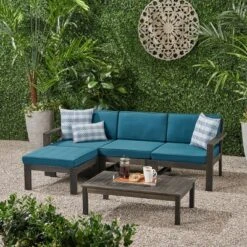 5pc Santa Ana Acacia Wood Patio Sofa Sectional Set - Christopher Knight Home 21 5pc Santa Ana Acacia Wood Patio Sofa Sectional Set - Christopher Knight Home -Outdoor Living Shop GUEST fb229e4b 75f8 4d02 ad56 5a007d7ca844
