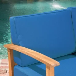 Perla 6pc Acacia Wood Patio Chat Set - Blue - Christopher Knight Home 7 Perla 6pc Acacia Wood Patio Chat Set - Blue - Christopher Knight Home -Outdoor Living Shop GUEST fc8d8cf1 3950 4160 886a a73bbabb0f3a