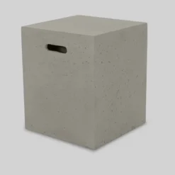 Oana 7pc Acacia V-Shaped Sectional Sofa Set With Fire Pit - Teak/Beige/Light Gray - Christopher Knight Home 9 Oana 7pc Acacia V-Shaped Sectional Sofa Set With Fire Pit - Teak/Beige/Light Gray - Christopher Knight Home -Outdoor Living Shop GUEST fdab14b8 39b4 47ad 8695 11b9e54f1b48