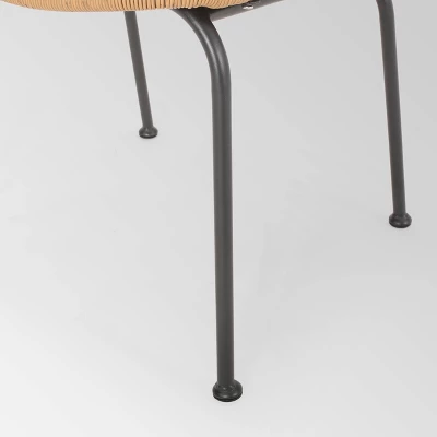 Spinnaker Set Of 2 Wicker Boho Dining Chairs - Light Brown - Christopher Knight Home 6 Spinnaker Set Of 2 Wicker Boho Dining Chairs - Light Brown - Christopher Knight Home - Image 4