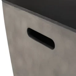 Cape Coral 5pc Outdoor 4 Seater Aluminum Chat Set With Fire Pit - Silver/Khaki - Christopher Knight Home -Outdoor Living Shop GUEST fe1e6cec 6d81 41b7 b175 9923b98657b4