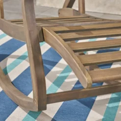 Sunview 3pc Acacia Wood Recliner Rocking Chair Set Gray - Christopher Knight Home -Outdoor Living Shop GUEST fe9e0c9f e480 471a 9fa5 1248ee5ab894