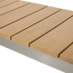 Cibola Outdoor Aluminum Dining Bench - Natural/Silver - Christopher Knight Home 14 Cibola Outdoor Aluminum Dining Bench - Natural/Silver - Christopher Knight Home -Outdoor Living Shop GUEST fec55fa9 0f16 41b9 8c1d 1220c74f2875